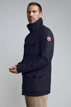 Chamarras Canada Goose Hombre Outlet - Stanhope Rompevientos Azul Marino JE4962580
